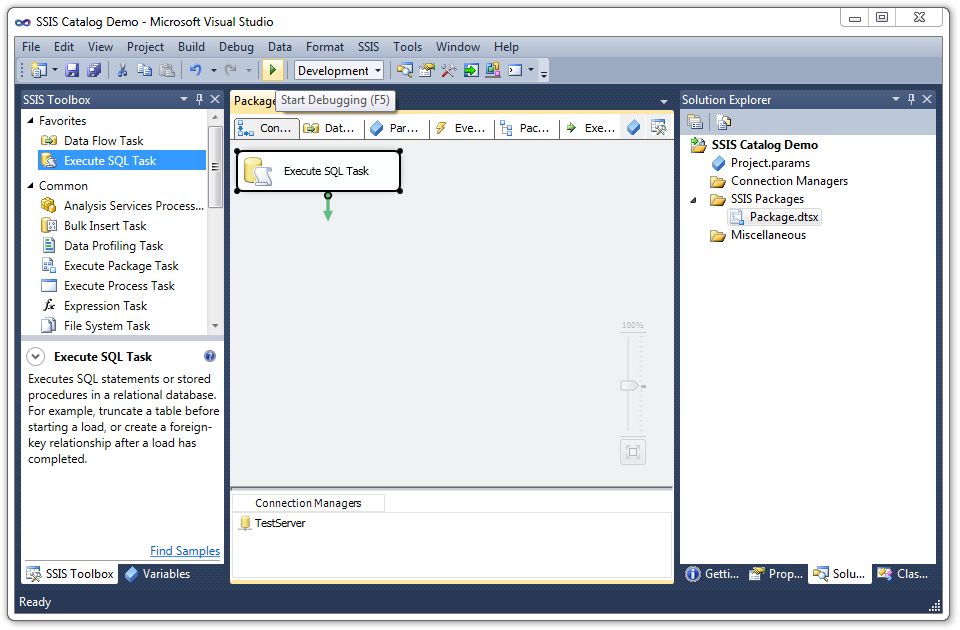 How To Deploy And Execute An Ssis Package From The Ssisdb Catalog Sqlservercentral