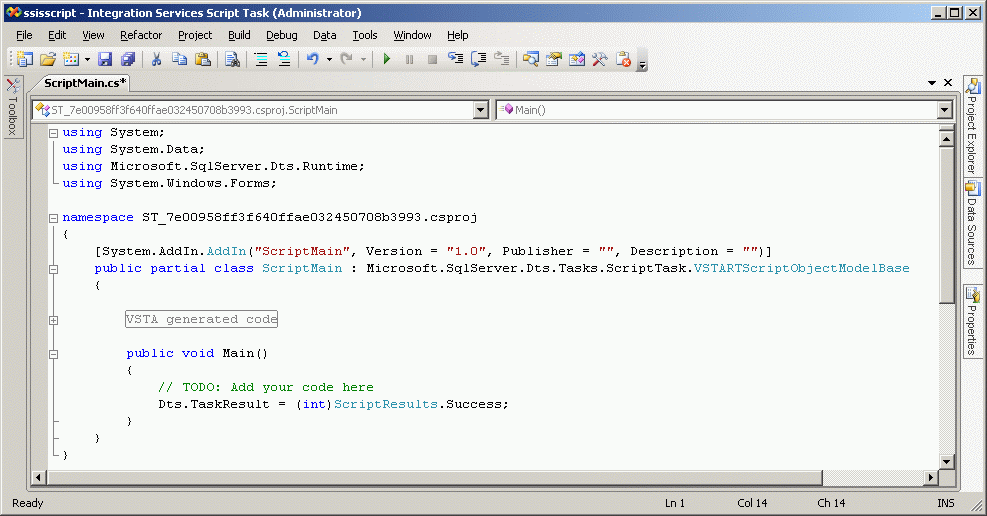 Task c код. Default t c#. Tomb script task. Has-a c#.